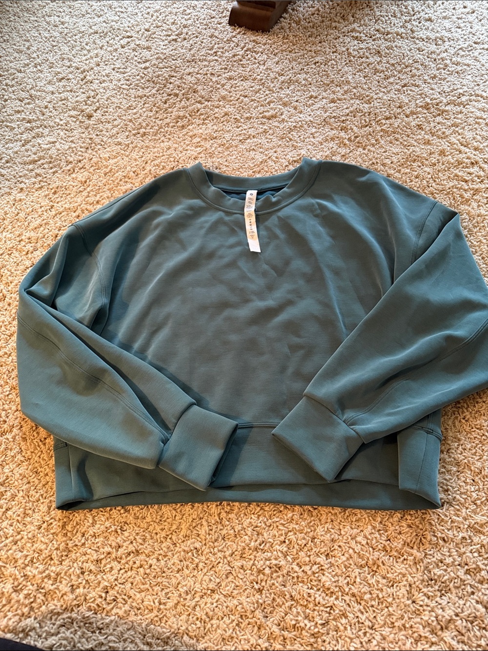 Women’s Relaxed Crewneck Sweatshirt in Teal